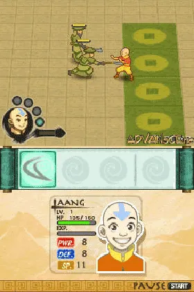 Avatar - The Last Airbender - The Burning Earth (USA) screen shot game playing